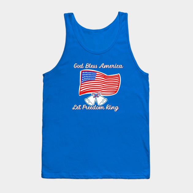 God Bless America Tank Top by Cagney James